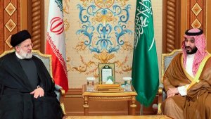 التقی رئیس الجمهوریة بولی العهد السعودی
