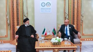 Dr Raisi: Today, the need to strengthen relations between Islamic countries is felt more than ever / Conservative and compromising positions of some countries have caused Zionist regime to miscalculate / Mauritanian President appreciates Dr Raisi's correct and clear positions at the Arab-Islamic Summit in support of Gaza
