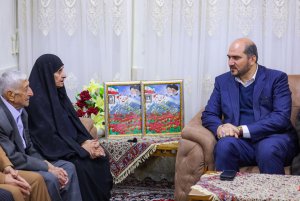 دیدار معاون اجرایی رئیس جمهور با خانواده شهیدان حجازی