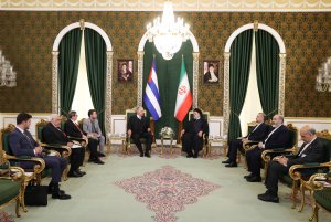 دیدار رئیس جمهور کوبا با رئیس جمهور