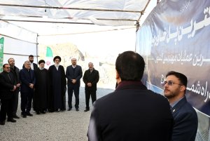 بازدید دکتر رئیسی از پروژه بزرگراه شمالی کرج و احداث بزرگ‌ترین پل غرب آسیا
