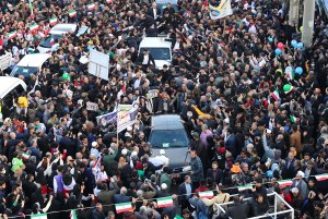 Gorgan people welcome the president