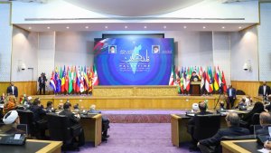 أعلننا دعمنا لتحریر القدس الشریف بصوت عالٍ و بدون أی تلعثم فی الکلام/ یجب ان لایخطط الأمیرکیون لمستقبل قطاع غزة، ان مستقبل المنطقة بید الشعب و الحکومة القانونیة/ لایکفی شجب جرائم الصهاینة و تتوقع شعوب العالم اجراء عملیا من ساستهم و زعمائهم