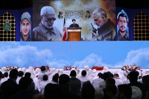 مکتب شهید سلیمانی در امتداد مکتب فاطمه اطهر (س)، امام راحل و امام خامنه‌ای است/ شهید سلیمانی مرد علم و عمل، سیاست و معنویت و میدان و دیپلماسی بود/ در مکان و زمان مناسب انتقام جنایت تروریستی در کرمان را خواهیم گرفت/ پایان طوفان الاقصی، پایان رژیم صهیونیستی خواهد بود