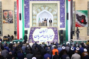 حضور در اجتماع پرشور مردم زنجان