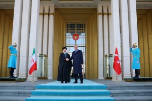 استقبال رسمی رجب طیب اردوغان از رئیس جمهور