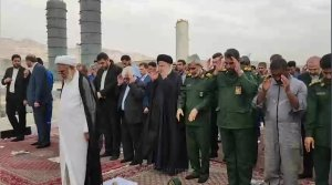 اقامه نماز رئیس‌جمهور به همراه کارگران واحد های صنعتی هرمزگان/ ظهر امروز، استان هرمزگان

