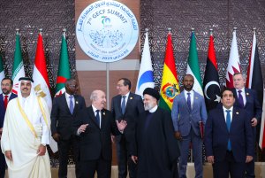 Posing for photos at 7th GECF Summit in Algeria