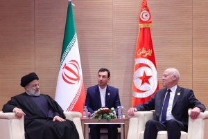 دیدار روسای جمهور ایران و تونس