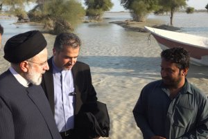 حضور در مناطق سیل‌زده بلوچستان