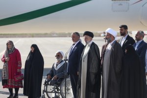 ورود رئیس جمهور به استان سمنان