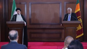 تبادل الامکانیات الموجودة فی ایران و سریلانکا یصب لصالح البلدین و الشعبین/ أعلن عن جهوزیة‌ الجمهوریة الاسلامیة الایرانیة لتصدیر الخدمات التقنیة و الهندسیة فی مسار تحقیق التقدم و الرقی فی سریلانکا/ سیتم عقد اجتماع اللجنة المشترکة للبلدین من أجل تنفیذ الاتفاقیات المبرمة بین الجانبین فی مستقبل قریب/ وقف الهجمات و الجرائم ضد أهالی قطاع غزة و ارسال المساعدات العاجلة الی الأهالی، موقف مشترك لایران و سریلانکا