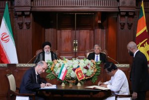 امضای 5 سند همکاری مشترک میان مقامات ایران و سریلانکا