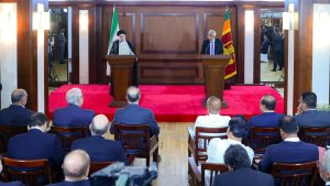Exchange of existing capacities in Iran, Sri Lanka in the interest of both countries, nations/ Iran ready to provide technical, engineering services in development of Sri Lanka/ Joint commission of the two countries to be held soon to speed up implementation of agreements/ Quick cessation of attacks, crimes against people of Gaza, immediate assistance to people the common position of Iran, Sri Lanka

