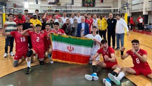 Dr Raisi felicitates national student volleyball team's championship/ Iranian nation proud of your excellence, powerful championship

