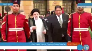 استقبال رئیس‌جمهور سریلانکا از همتای ایرانی/ آیت‌الله رئیسی دقایقی پیش با حضور در کاخ ریاست‌جمهوری سریلانکا مورد استقبال رسمی قرار گرفت