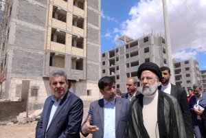 بازدید دکتر رئیسی از پروژه عظیم 30 هزار واحدی مسکن در سایت 560 هکتاری قم
