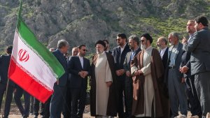 Dr Raisi visits Aras Road and Rail Transit Project as a part of the East-West Corridor
