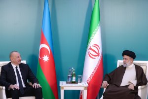 دیدار روسای جمهور ایران و آذربایجان