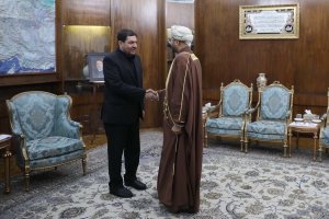 Omani FM meets with acting president