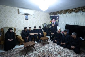 دیدار با خانواده کادر پروازی شهدای خدمت