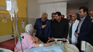 Dr Mokhber makes unannounced visit to Rasht's Qaem Hospital/ Following up on causes of accident, details of providing relief to the injured, patients/ Visiting a number of patients transferred from Qaem Hospital to other medical centres
