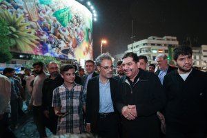 حضور در مهمانی 10 کیلومتری غدیر