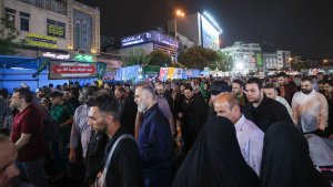 Dr Mokhber appears in the large public gathering of Ghadir procession
