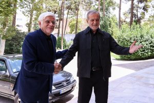 دیدار دکتر عارف با دکتر پزشکیان