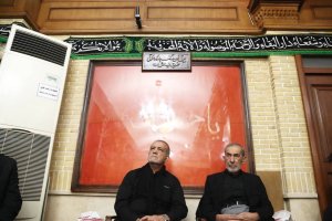 حضور دکتر پزشکیان در حسینیه ثارالله