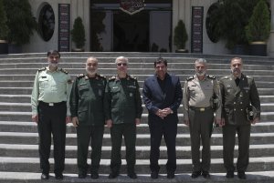 High commanders of country's armed forces meet with Dr Mokhber
