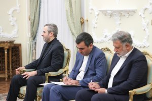 دیدار دبیرکل جنبش جهاد اسلامی فلسطین با رئیس جمهور
