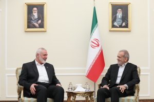 دیدار رئیس دفتر سیاسی حماس با رئیس‌جمهور