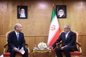 دکتر پزشکیان: اجازه ندهیم مشکلاتی که به واسطه اقدامات برخی قدرت‌های خارجی در روابط دو کشور ایجاد شده، تداوم یابد/ فرستاده ویژه نخست وزیر ژاپن: آقای کیشیدا مشتاق گفتگوی حضوری با جنابعالی درباره گسترش همکاری‌ها است
