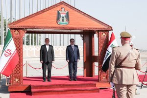 استقبال رسمی نخست وزیر عراق از دکتر پزشکیان 
