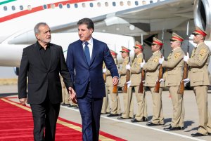 ورود رئیس جمهور به اربیل 