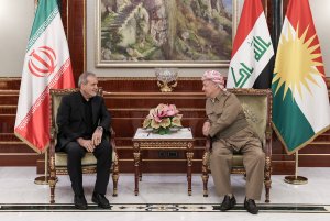 دیدار رهبر حزب دموکرات کردستان عراق با رئیس جمهور
