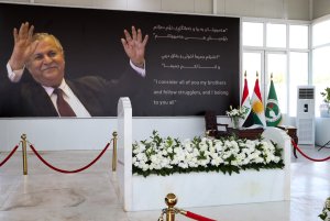 ادای احترام به جلال طالبانی رئیس جمهور فقید عراق