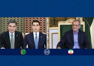 پیام‌های تبریک جداگانه دکتر پزشکیان به رهبر ملی و رئیس جمهور ترکمنستان

