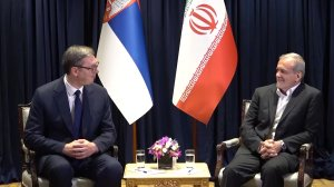 دیدار روسای‌جمهور ایران و صربستان/ غرب آسیا در آتش جنایات رژیم صهیونیستی شعله‌ور است