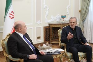 دیدار نخست وزیر روسیه با دکتر پزشکیان