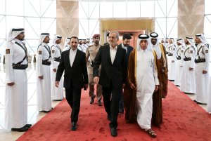 ورود رئیس جمهور به دوحه 