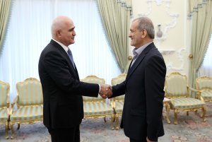دیدار معاون نخست وزیر آذربایجان با رئیس جمهور
