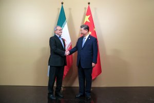 دیدار روسای جمهور ایران و چین