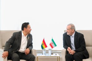 دیدار روسای جمهور  ایران و بولیوی