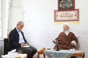 دیدار با آیت الله العظمی مکارم شیرازی