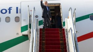 President Pezeshkian leaves New York for Tehran