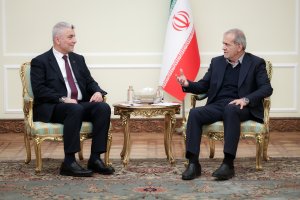 دیدار وزیر تجارت ترکیه با رییس جمهور