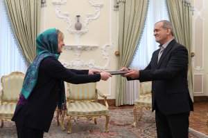 تقدیم استوارنامه سفیر ایرلند