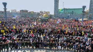 Pezeshkian attends funeral procession of IRGC deputy cmdr. Abbas Nilforoushan